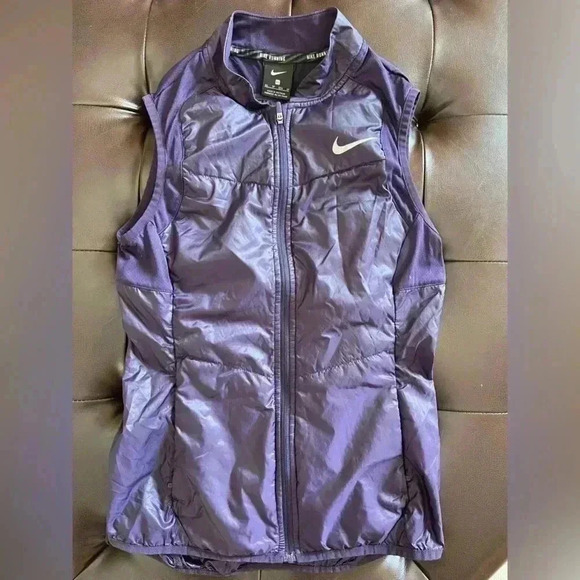 Plum Purple Nike DriFit Running Vest - Picture 3 of 4